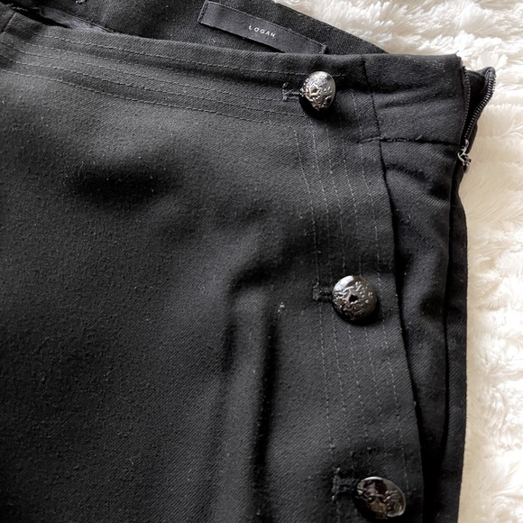 Banana Republic Logan Sailor Trouser in Black Luxe Brushed Twill Pants (size 8) - Picture 4 of 16